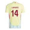 Spania Aymeric Laporte 14 Borte EM 2024 - Herre Fotballdrakt